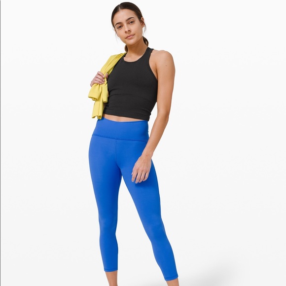 ❤️ Lululemon Black Ebb to Street Crop Tank Black Size 6 - Picture 10 of 10